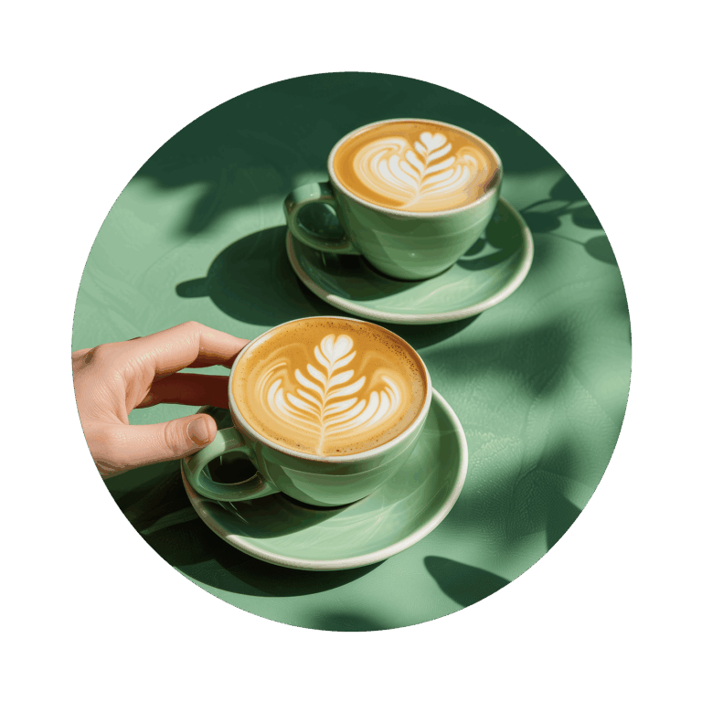 Geschenk Gutschein Von leckeren Cafés